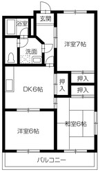 コーポ藤田の物件間取画像